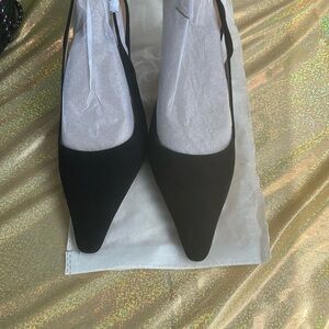 Sam Edelman Black Slingback Heels